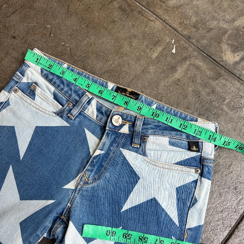 Vivienne Westwood New Anglomania Vintage Rare Star Jeans skinny fit - Picture 4 of 16